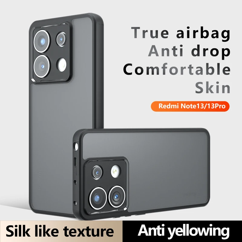 Case For Redmi Note 13 Pro 4G POCO M6 X6Pro 5G Luxury Armor Transparent Hard Back Cover For Redmi Note 13 Pro+ Note13 Funda