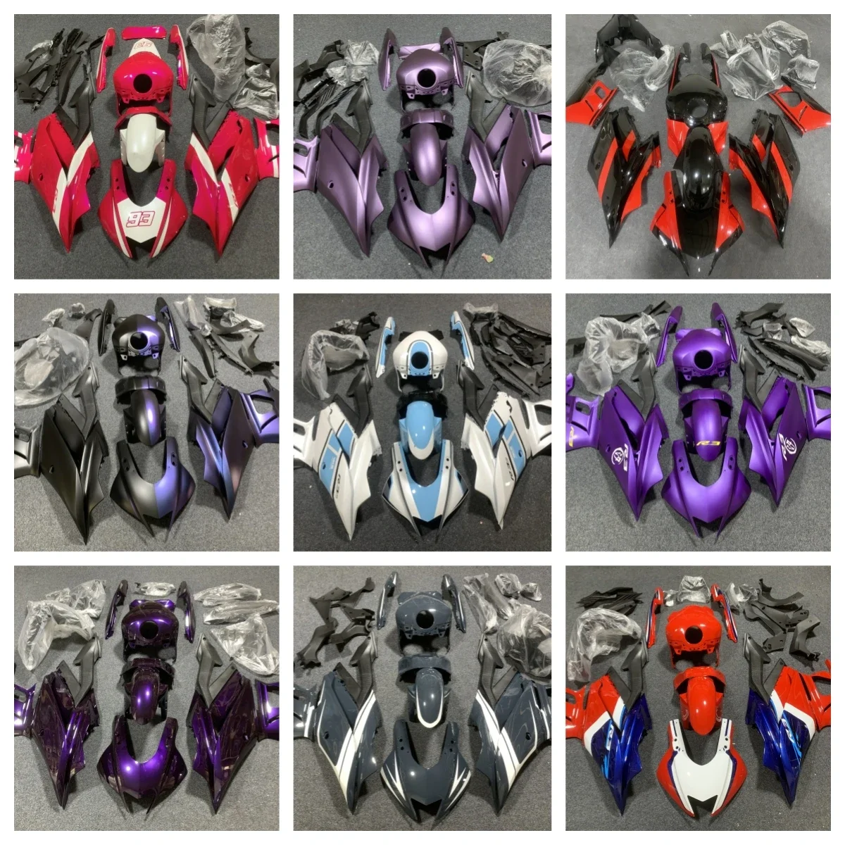 

Полный комплект обтекателя для мотоцикла, подходит для Yamaha R3 19-23 R25 2019 2020 2021 2022 2023, комплекты обтекателей для литья под давлением zxmt