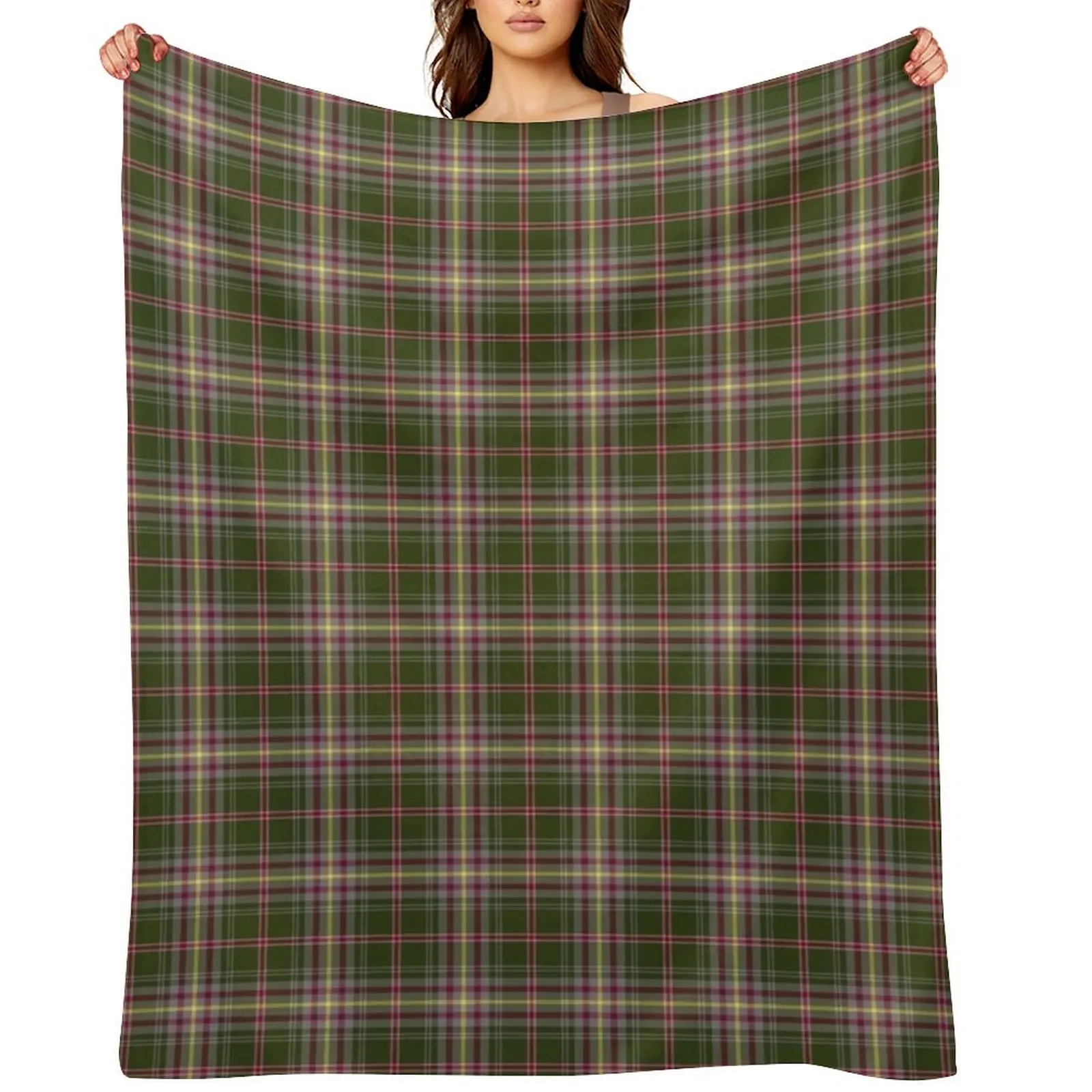 

Tasmania Tartan Throw Blanket Designers Decorative Beds Camping Bed linens Blankets