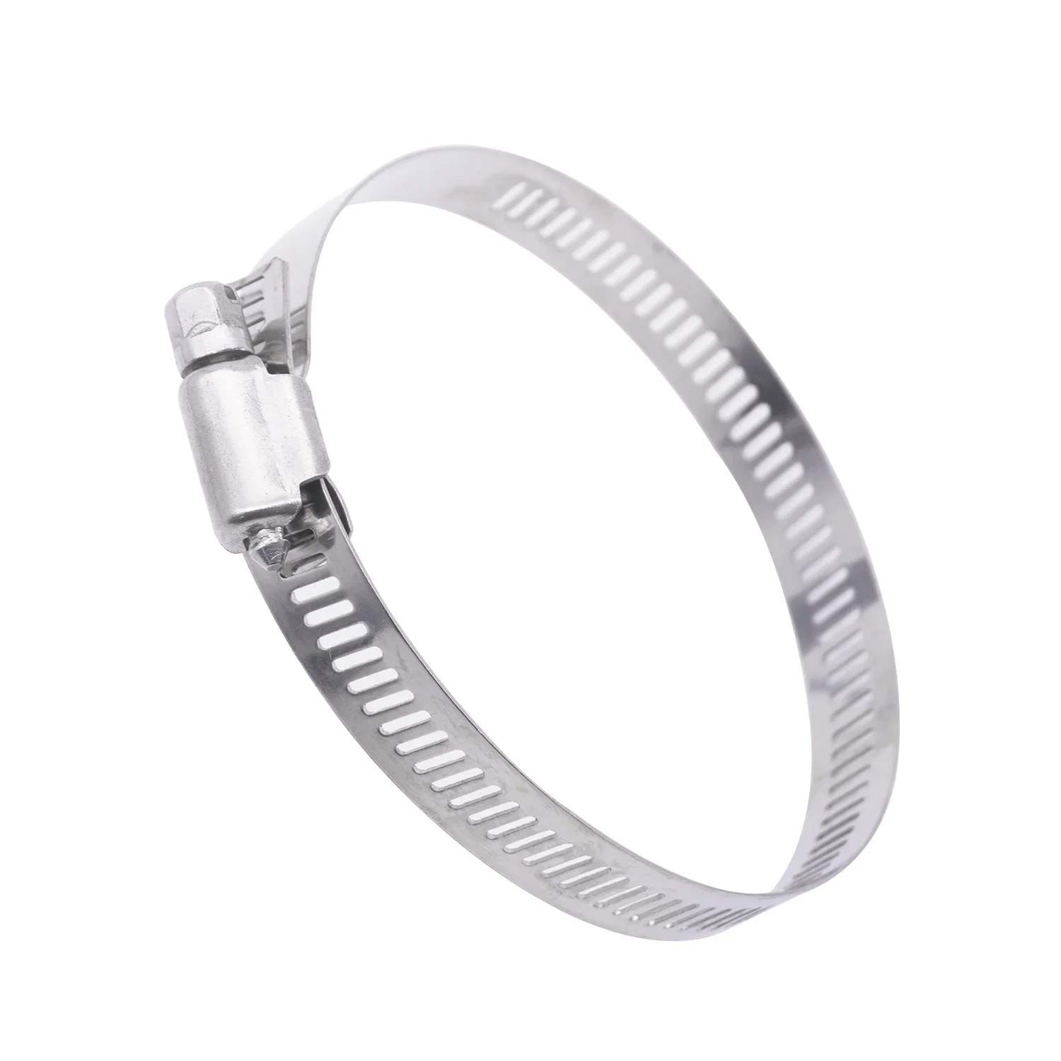 

1PCS Hose Clamp Stainless Steel Adjustable Screw Worm Drive 6-12 13-19 18-32 21-44 27-51 33-57 52-76 65-89 78-101mm Pipe Clips