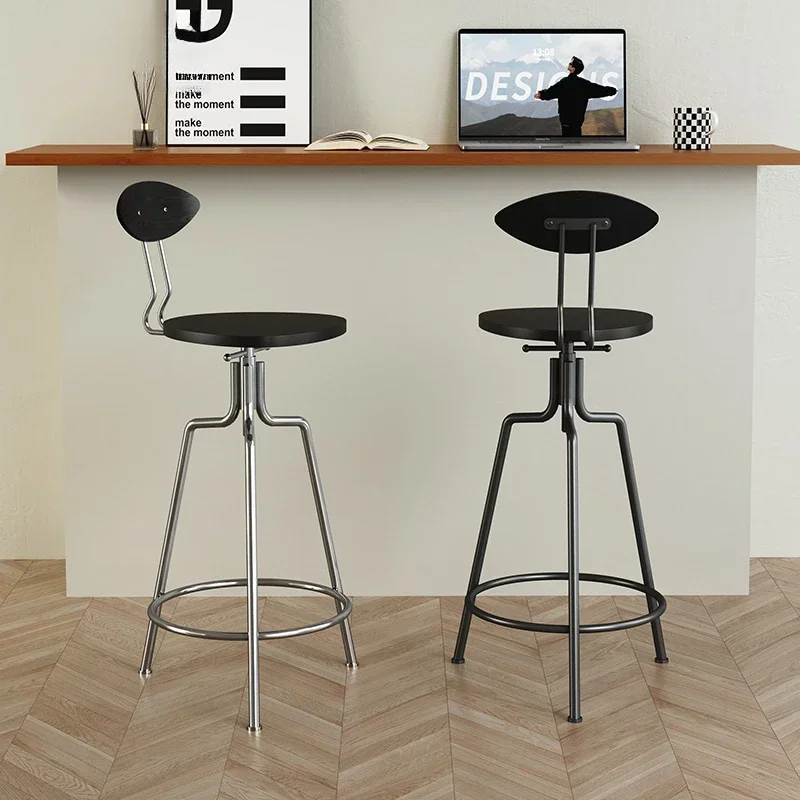 

Скандинавский современный барный стул, креативный необычный удобный минималистичный стул для взрослых, кемпинг, открытый табурет-альто, уникальная мебель