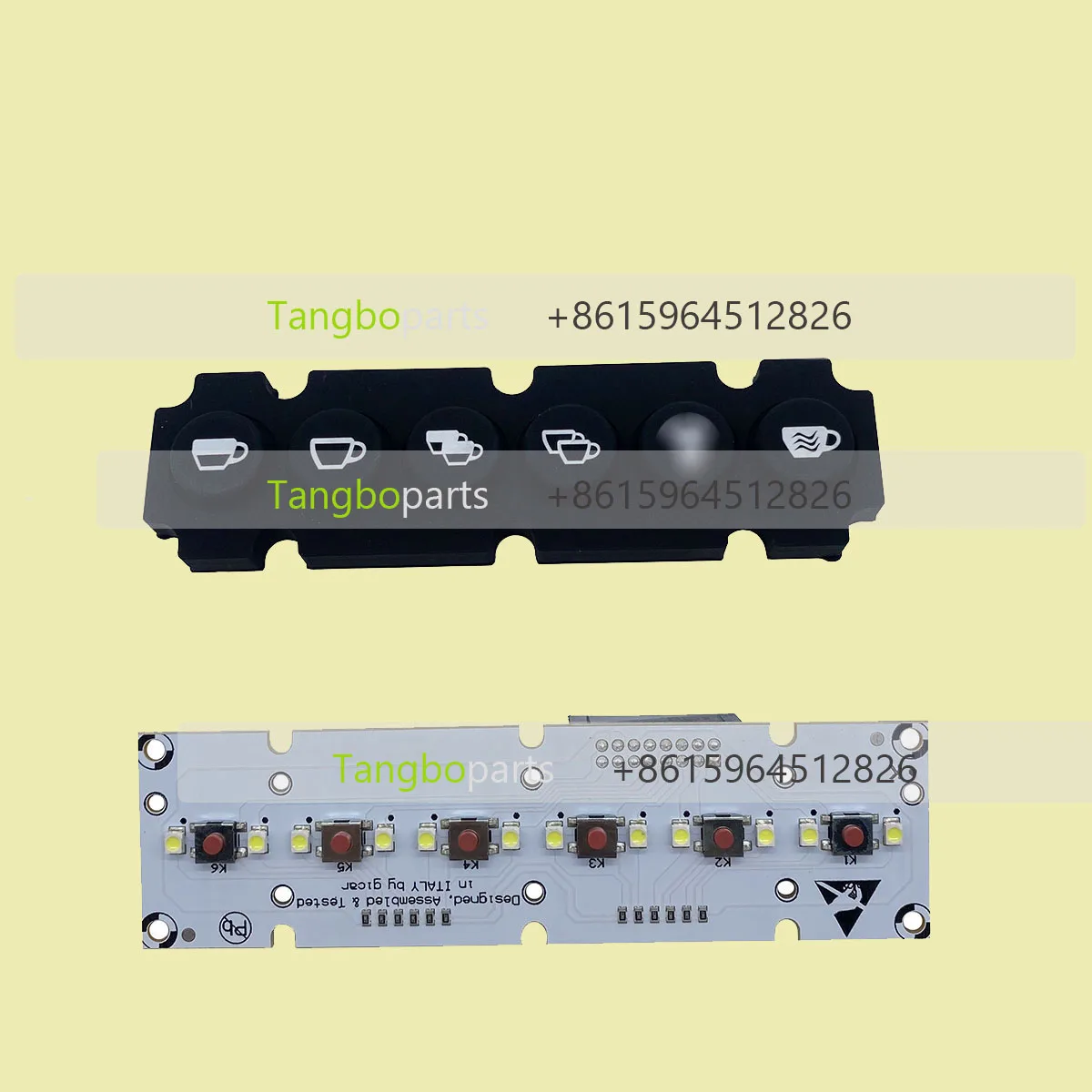 Coffee Maker Spare Parts Press Key Plate For Bezzera ELLISSE Coffee Machine Replacement