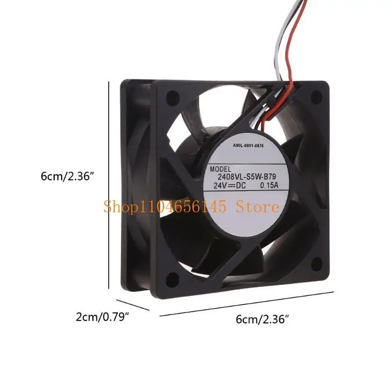 5asd 60x60x20mm A90L-0001-0576 2408VL-S5W-B79 6020 60mm 24V 0.15A Fanuc 냉각팬