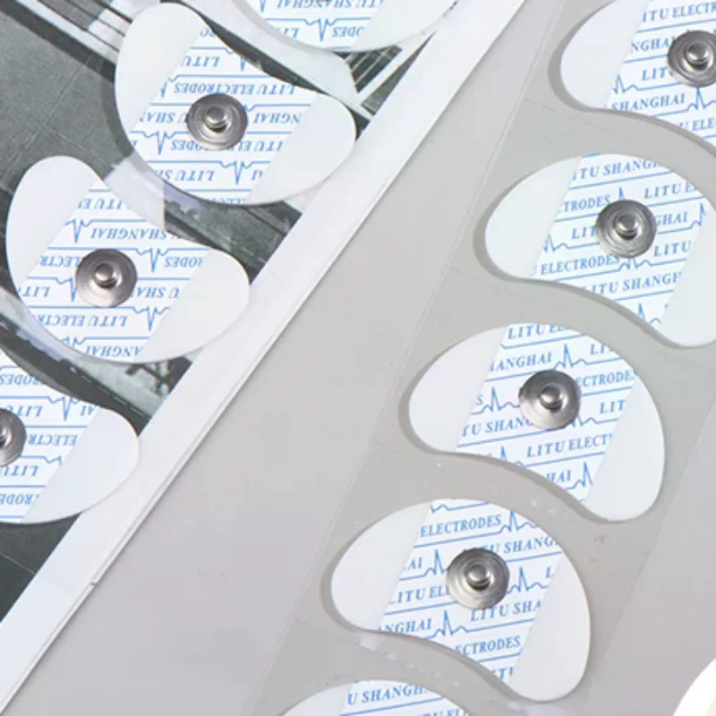 

10 шт. одноразовые церебральные циркуляционные пенопластовые подушечки в форме полумесяца, базовая кнопочная подушечка, кабель ЭКГ, соединительные самоклеящиеся подушечки для электродов