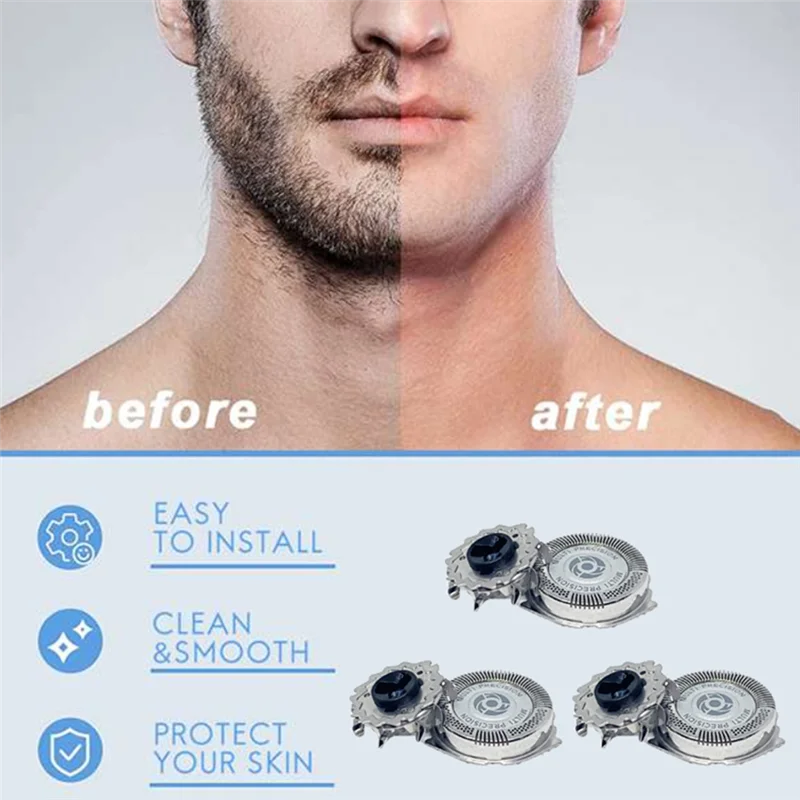 شفرة حلاقة بديلة SH50 لفيليبس ، S5570 ، S5560 ، S5380 ، S5370 ، S5230 ، S5210 ، S5091 ، S5130 ، 3