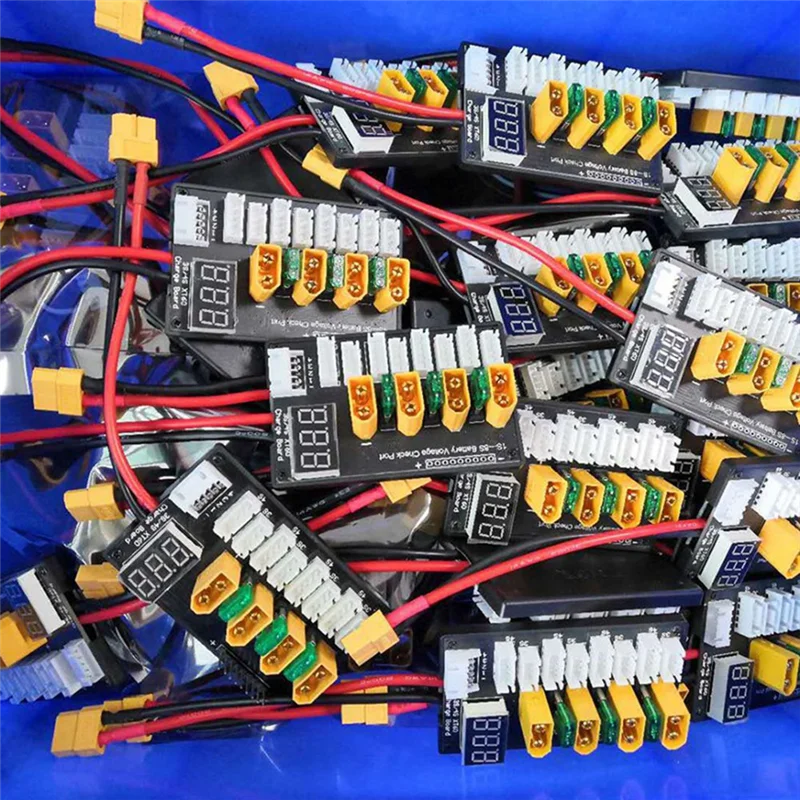 3S/4S XT60 Lithium Battery Parallel Charging Board Lithium Parallel Charge Board Expansion Board-A32R