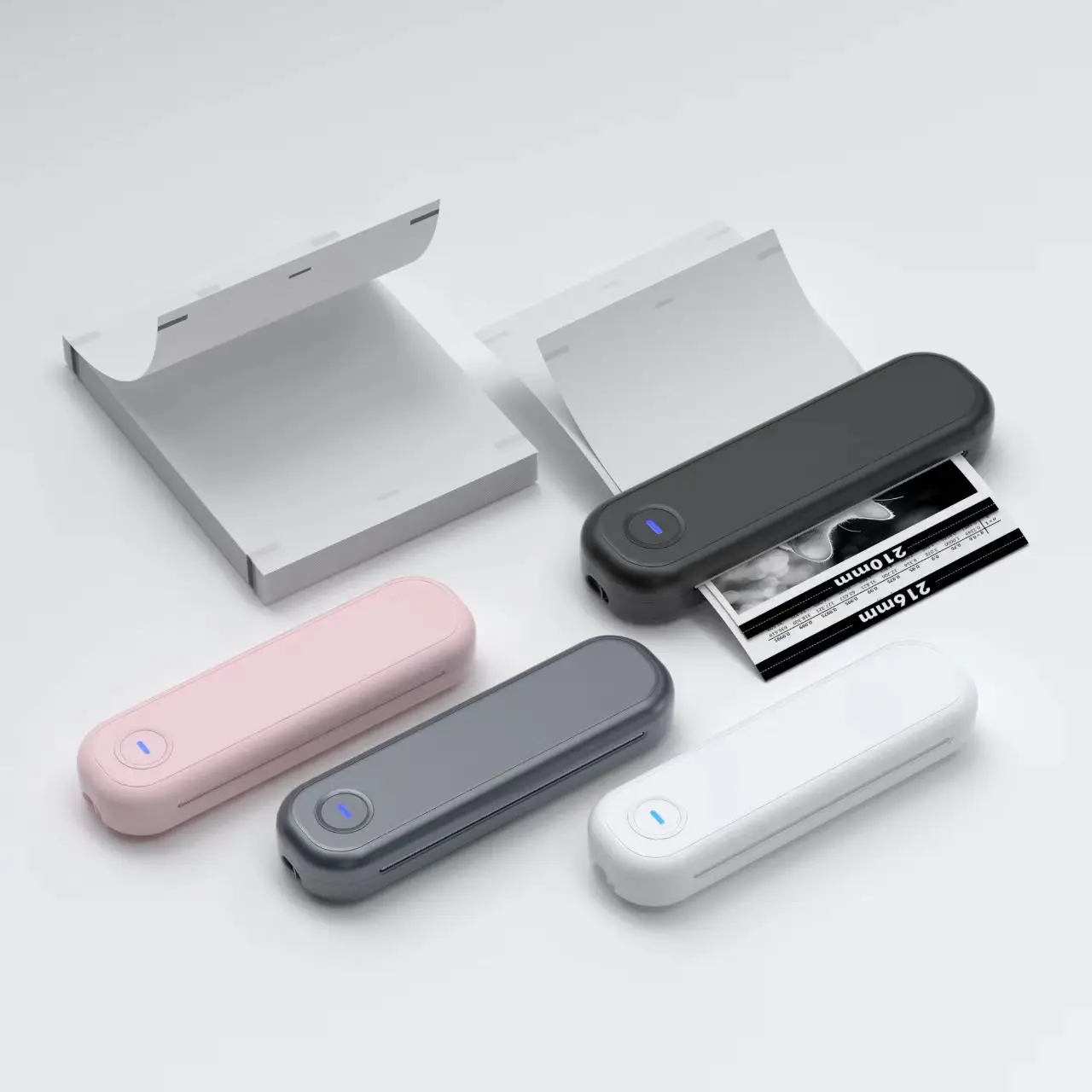

LUCK JINGLE Bluetooth USB Powered Small A4 Printer For Mobile Phone Computer