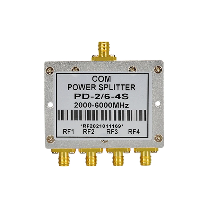 

2-6g RF делитель мощности 2,4 gwifi 5,8G SMA Microstrip квартал/Высокочастотный четырехчастотный делитель мощности