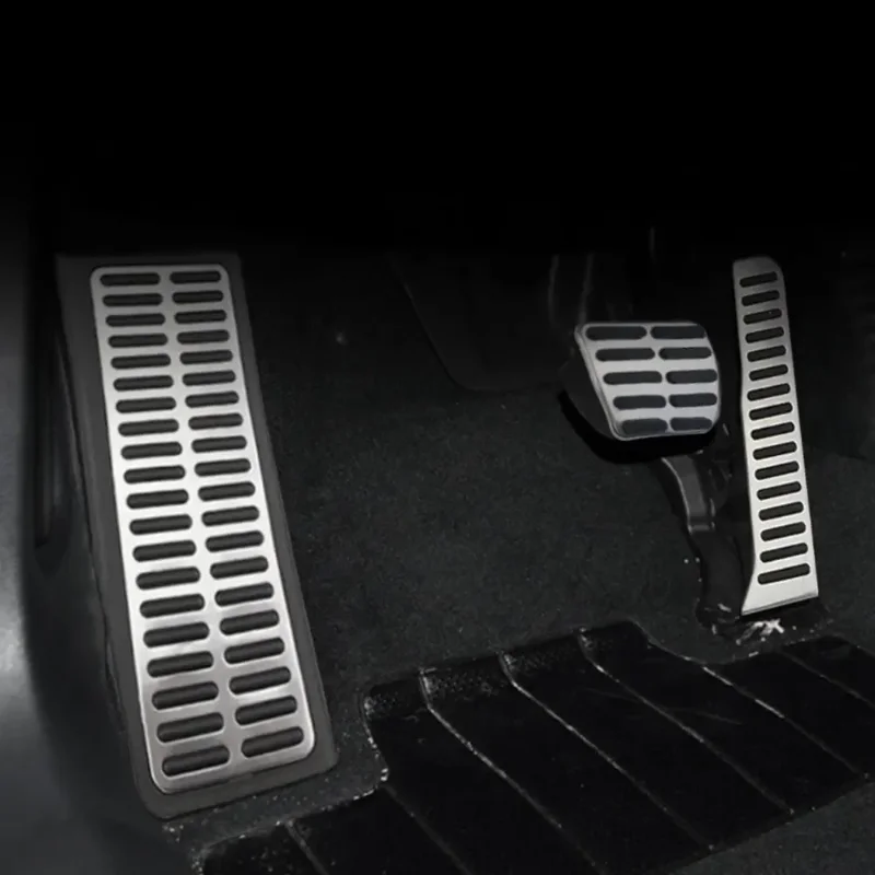 Gas Brake Foot Rest Pedal Cover for Volkswagen VW CC Passat B6 B7 R36 R-line for Skoda Superb Stainless Steel LHD Car Pedals