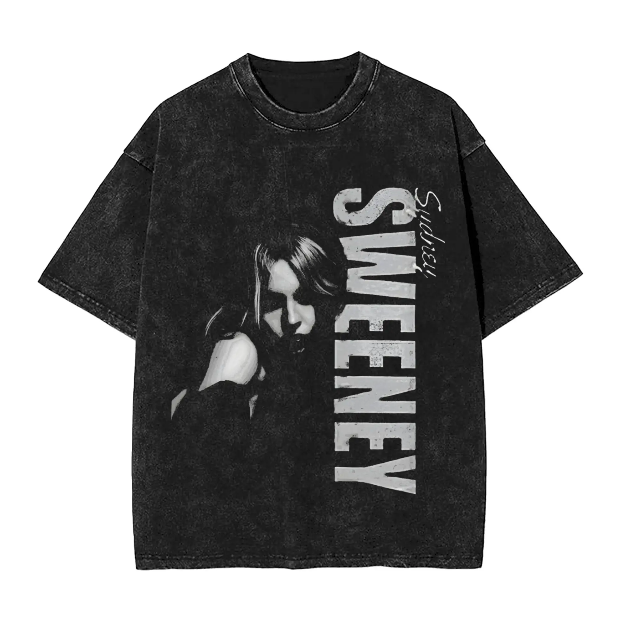 Summer Cassie Howard Sydney Sweeney Washed T Shirt Merch Harajuku T-Shirts  for Men Women Tee Shirt