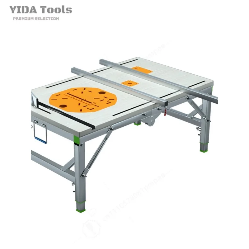 Foldable Multi Function Woodworking Workbench Portable Lifting Flip Saw Table Mini Push Saw Operation Platform