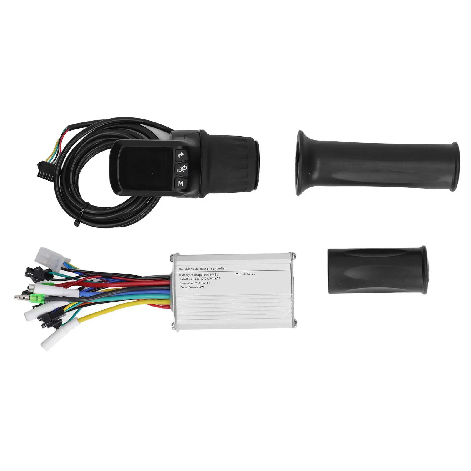 

350W Brushless Motor Controller for 24V 36V 48V for electric Scooter Aluminum Alloy Shell with LCD Display