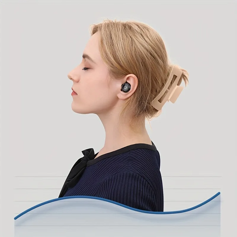 2024 Noise Cancellation Magnetic Audiphone Wireless Invisible In Ear Assisted Listening Sound Amplifier Earphones For Elderly