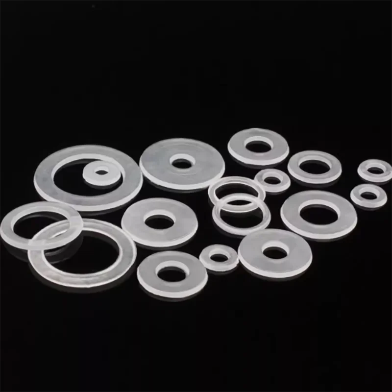 M2 M2.5 M3 M4 M4 M5 M6 M8 M10 M12 M14 M16 M18 M19 Arandela plana de nailon blanco