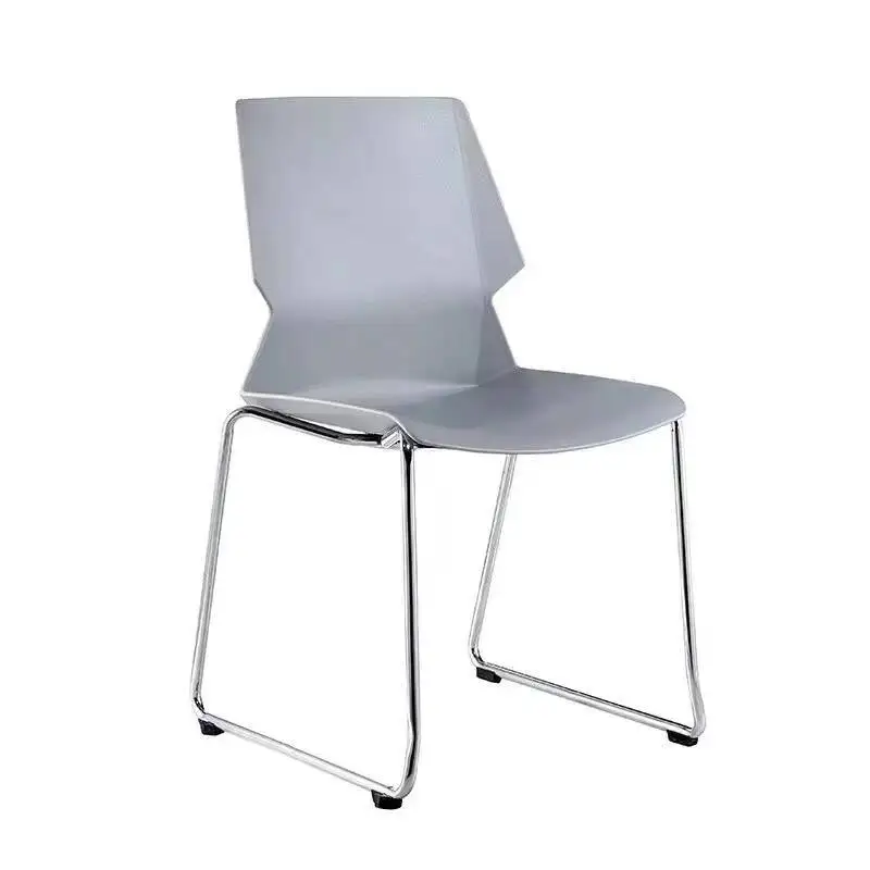 Modern Stackable Chair Grey Office Creative Training Institutions Office Chair Minimalism Design Office Furniture Cadeira FYOC