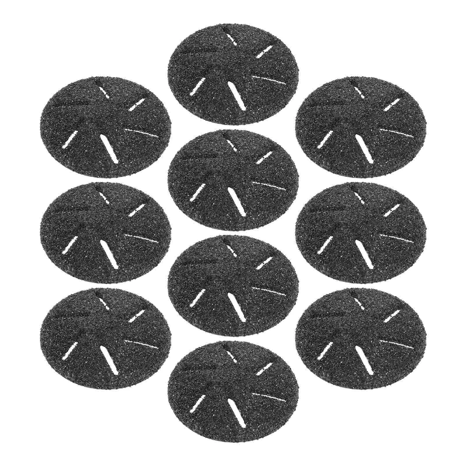 10 Pcs Foot Grinder Scrub Head Roller Wheels Electric File Replacement Heads Abs Hard Skin Remover Refill