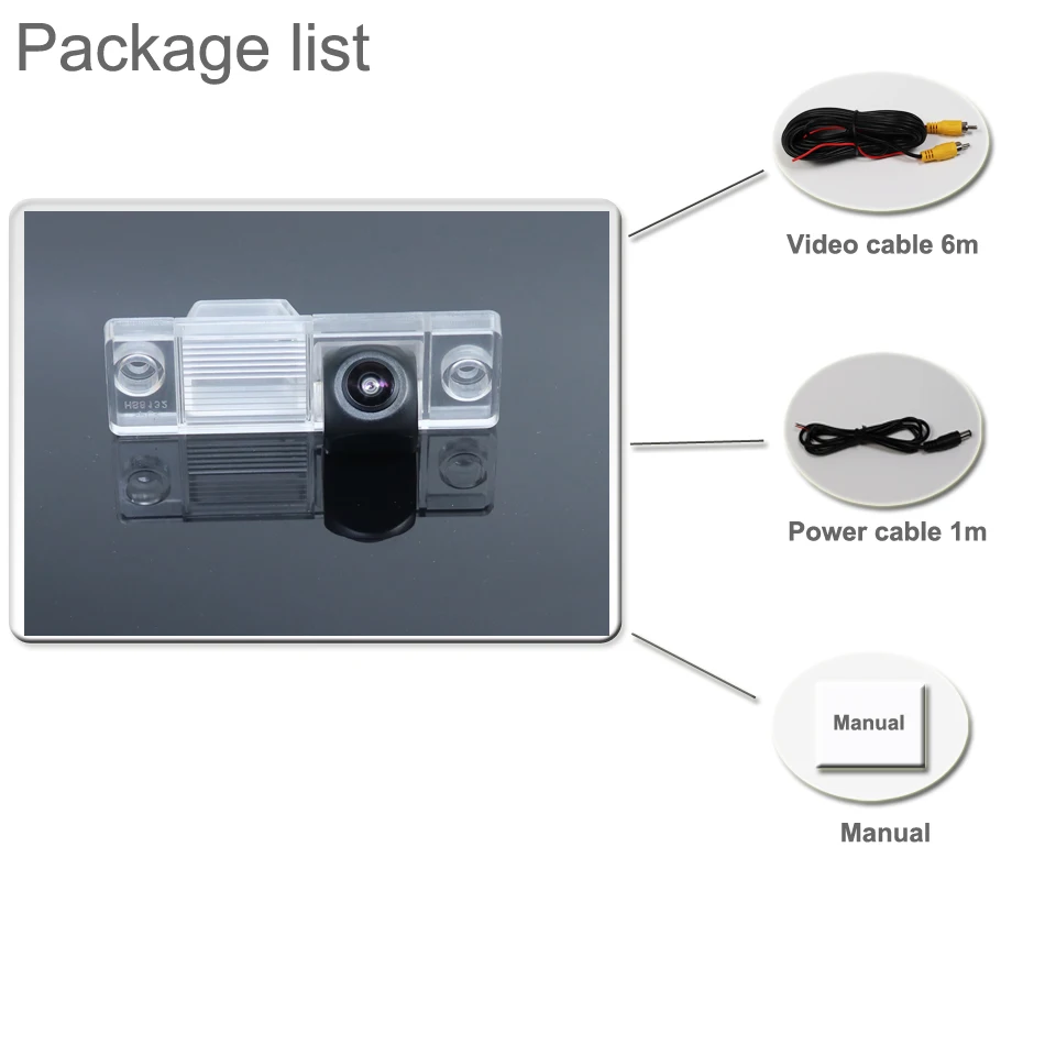 GAYINTT 170 درجة 1080P كاميرا احتياطية لوقوف السيارات لشيري كوين 1 X1 سبارك QQ عكس AHD HD مركبة #4