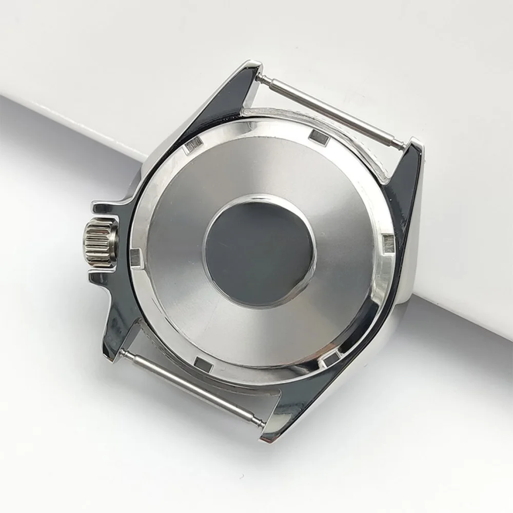 38mm Men Watch Shell With Sapphire Crystal 5ATM Waterproof Replacement Housing Parts For NH35 NH36 Movement