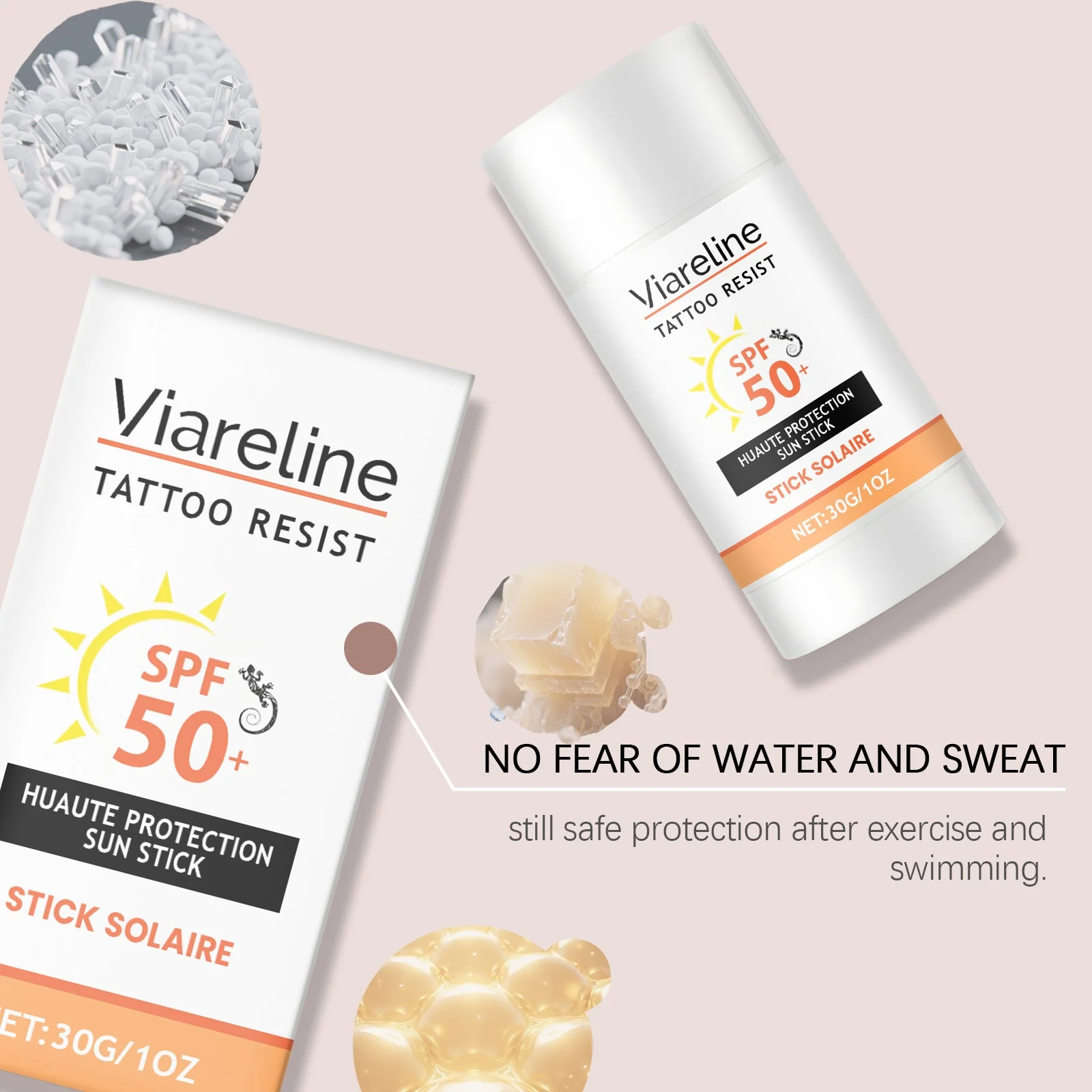 แท่งป้องกันรอยสัก ดีไซน์พกพา ครีมป้องกันรอยสักแบบสากล กันน้ำและกันเหงื่อสำหรับใช้งานกลางแจ้ง