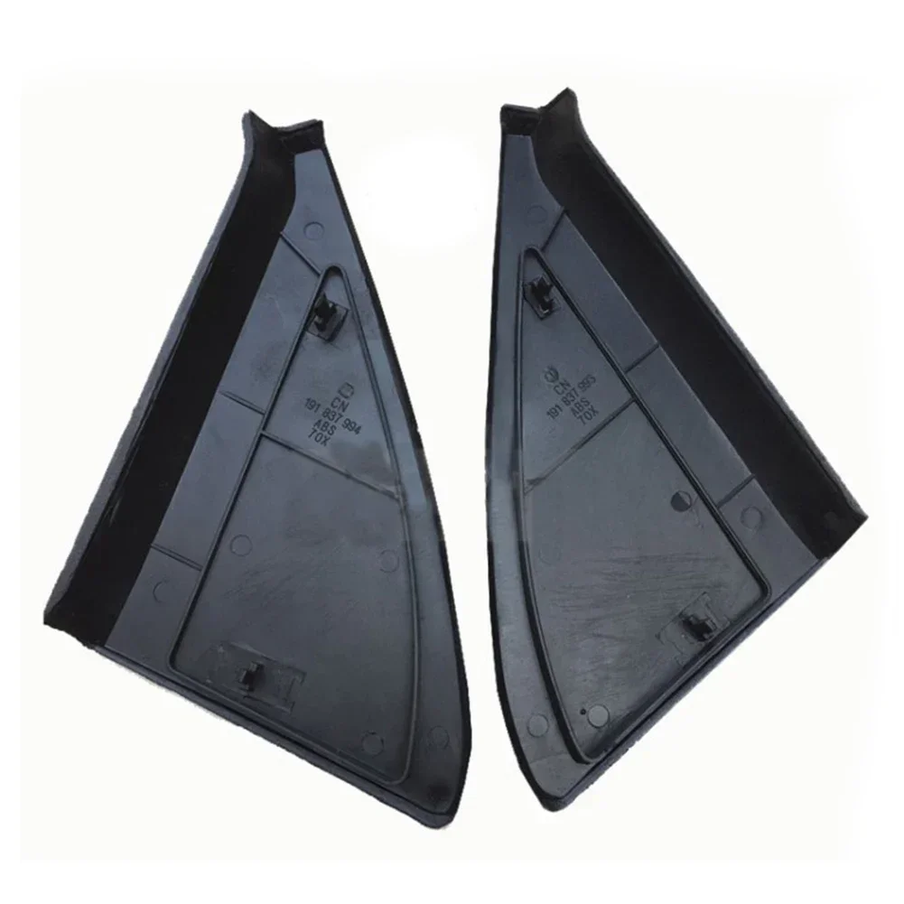 

Parts Door Mirror Cover 2x Black Panel For GLI For GOLF For MK2 1985-1992 Replacement Trim 191837993 191837994 ABS