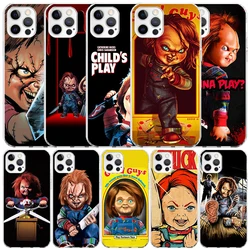 Chucky Child's Play Phone Case For IPhone 16 17 Air 16E 15 14 Plus 13 Mini 12 11 Pro Max 7 8 + SE 2020 Soft TPU Back Cover 16 17