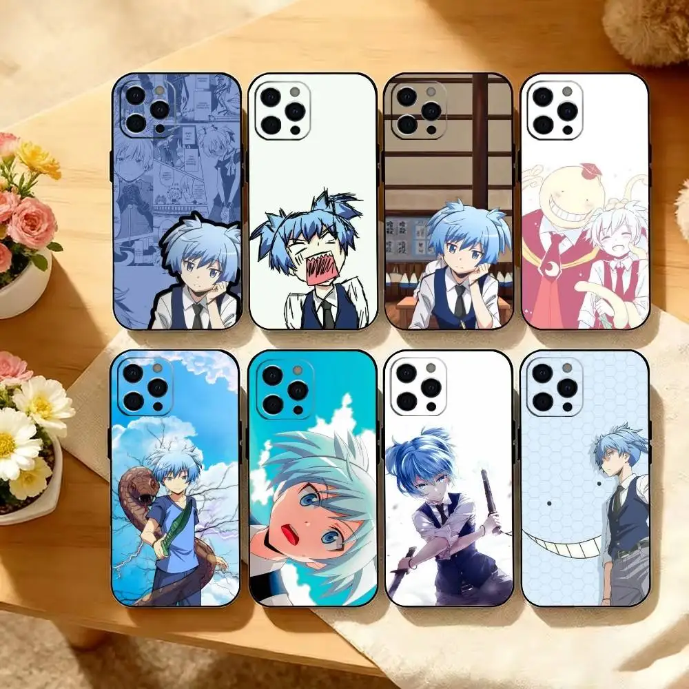

Assassination Classroom Nagisa Phone Case For iPhone 17, 16,15,14,13,12,11 Plus,Pro Max, Others Soft Black Cover
