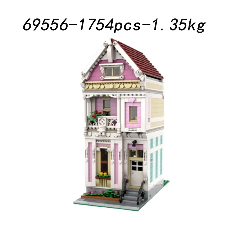 في المخزون اللبنات الجسيمات الصغيرة MOC-76402 81916 164889 150431 69556 لعبة بناء القلعة المعمارية الحديثة نموذج ثلاثي الأبعاد gi #6