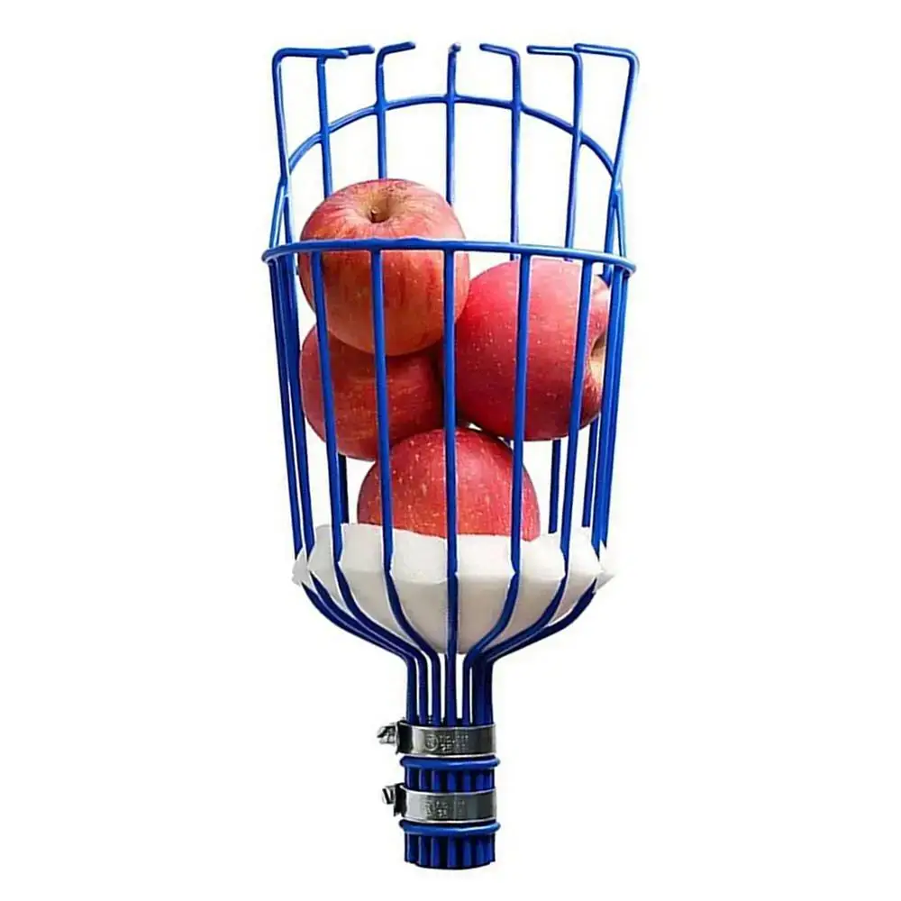 Fruit Picker Head Detachable Carbon Steel Gardening Greenhouse Fruits Collection Picking Catcher Device Farm Garden Tools