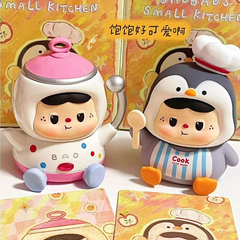 

Heyone Baobao'S Small Kitchen Blind Box Kawaii Baobao Mysterious Mystery Box Collectable Toy Gift Decor Figurine Customized Gift