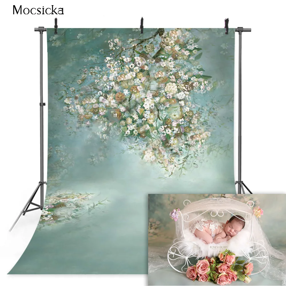 Spring Photography Background Fairy Forest Mushroom Elf Decoration Children Portrait Photo Wallpaper Studio Photography Props