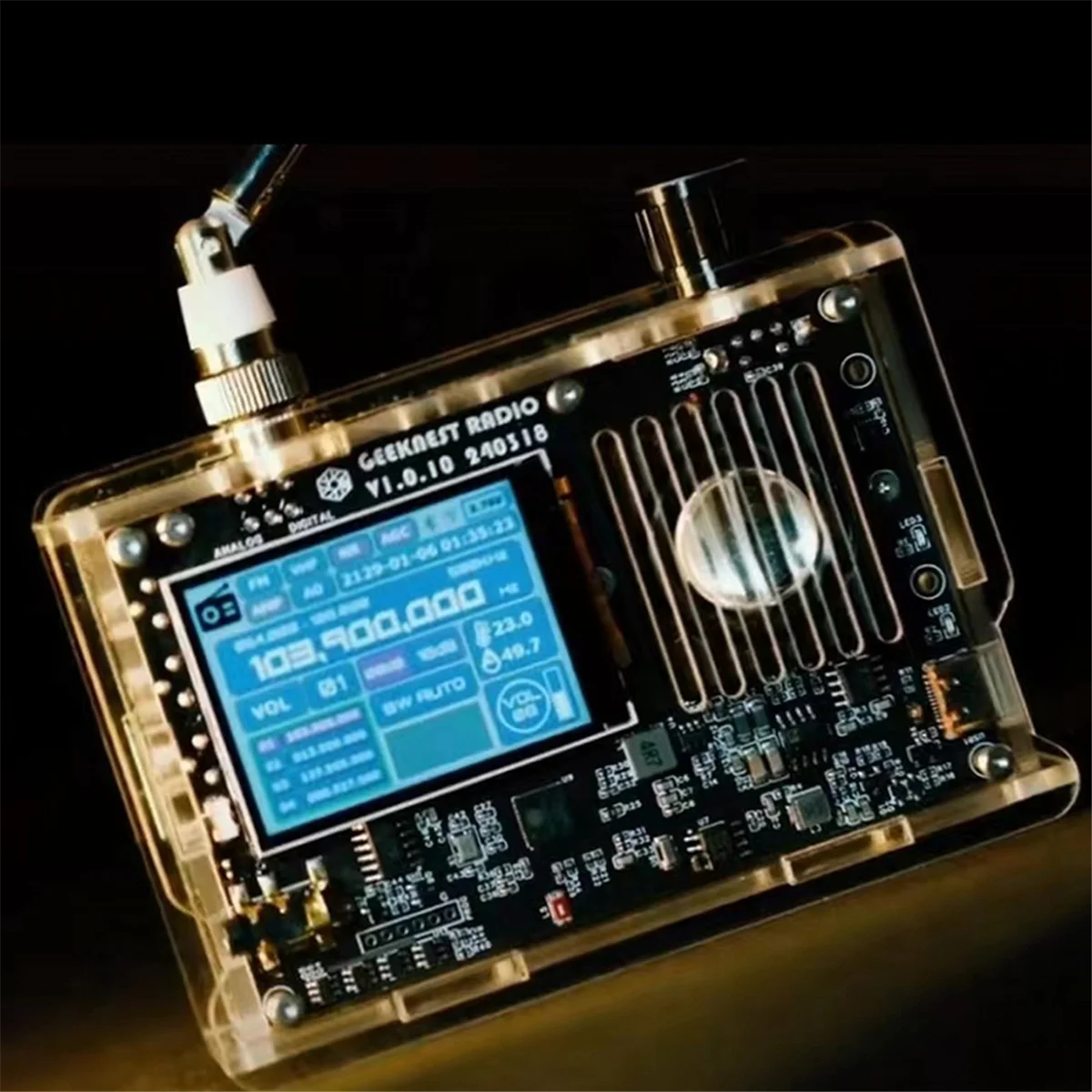 DIY полнодиапазонный радиоприемник V5A Kit FM AM MW SW Aviation Band SSB LSB USB полнодиапазонный радиоприемник с усилителем и антенной