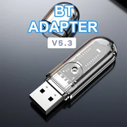 Aux Adapter USB Stable Speaker Music Receiver Bluetooth-Compatible Portable Lightweight Noiseless Strong Signal for Computer PC