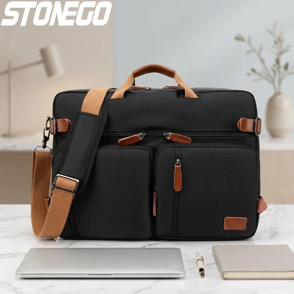 

Мужской трансформируемый рюкзак для ноутбука 15,6-17,3 дюйма, дорожная деловая сумка через плечо для повседневного использования, работы и учебы