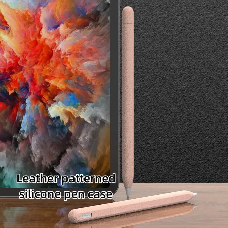 Pencil Case Silicone Tablet Stylus Protection Case Solid Color Shockproof for Apple Pencil 1st Or 2nd Generation Or Pencil Pro