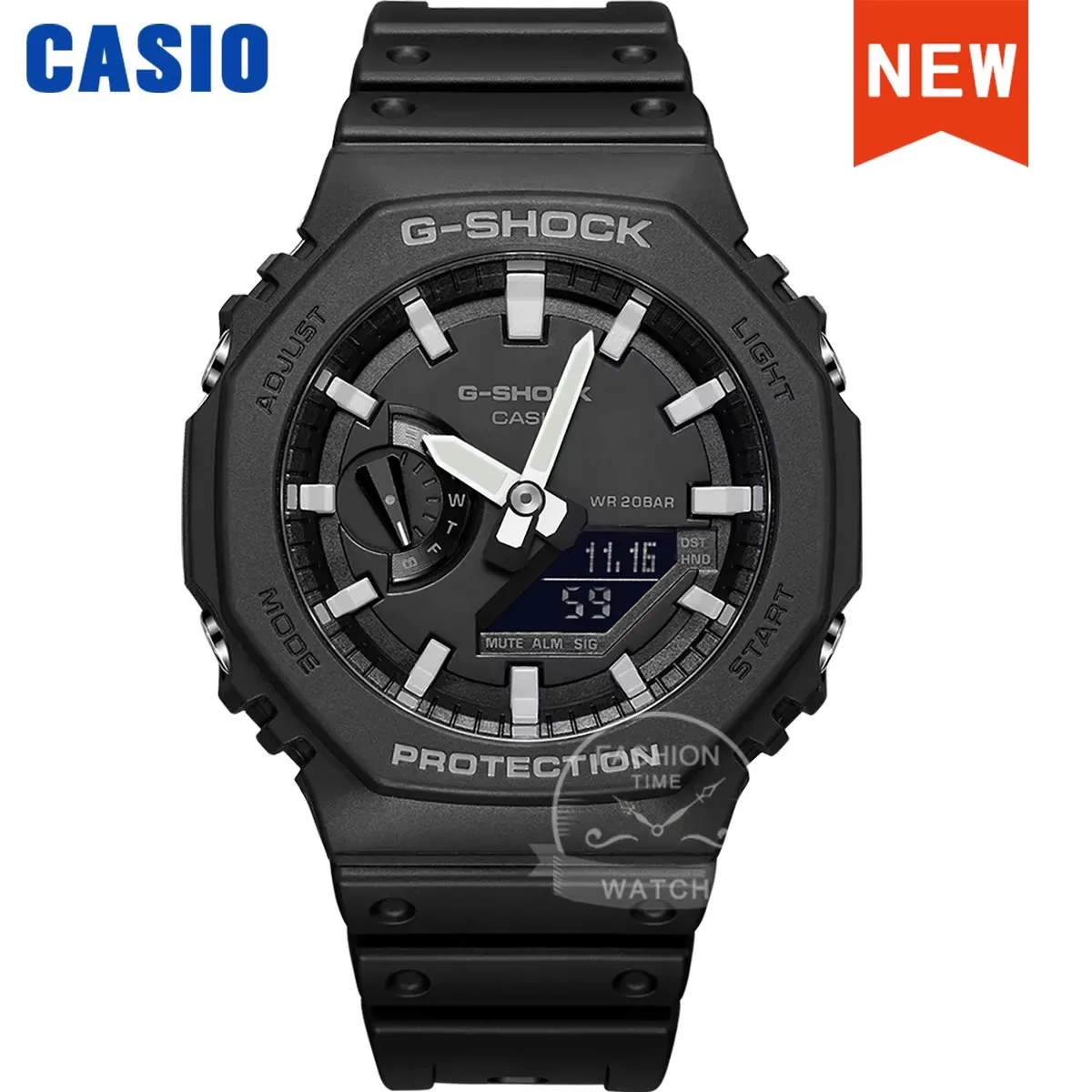 Casio Horloge heren g shock Ultradunne klok Sport 200m Waterdichte horloges LED relogio digitaal horloge GA-2100-serie