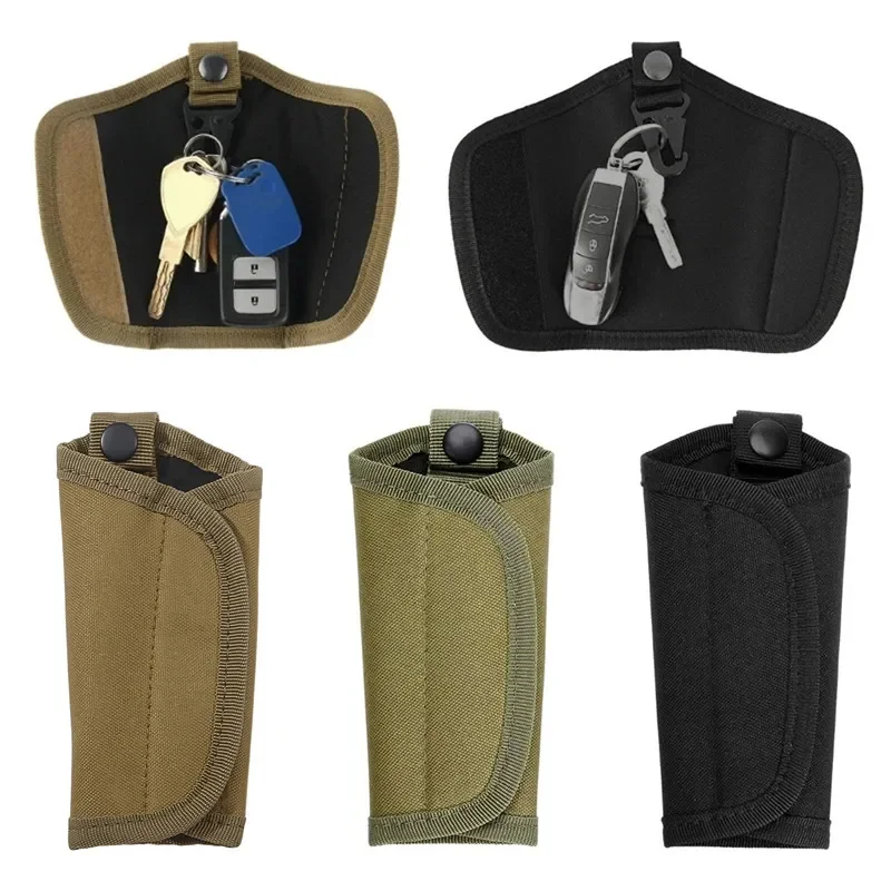 Portable Outdoor Hunting Folding Key Holder Multifunctional Nylon Pouch Waist Bag Key Wallet Folding Man Key Bag Housekeeper