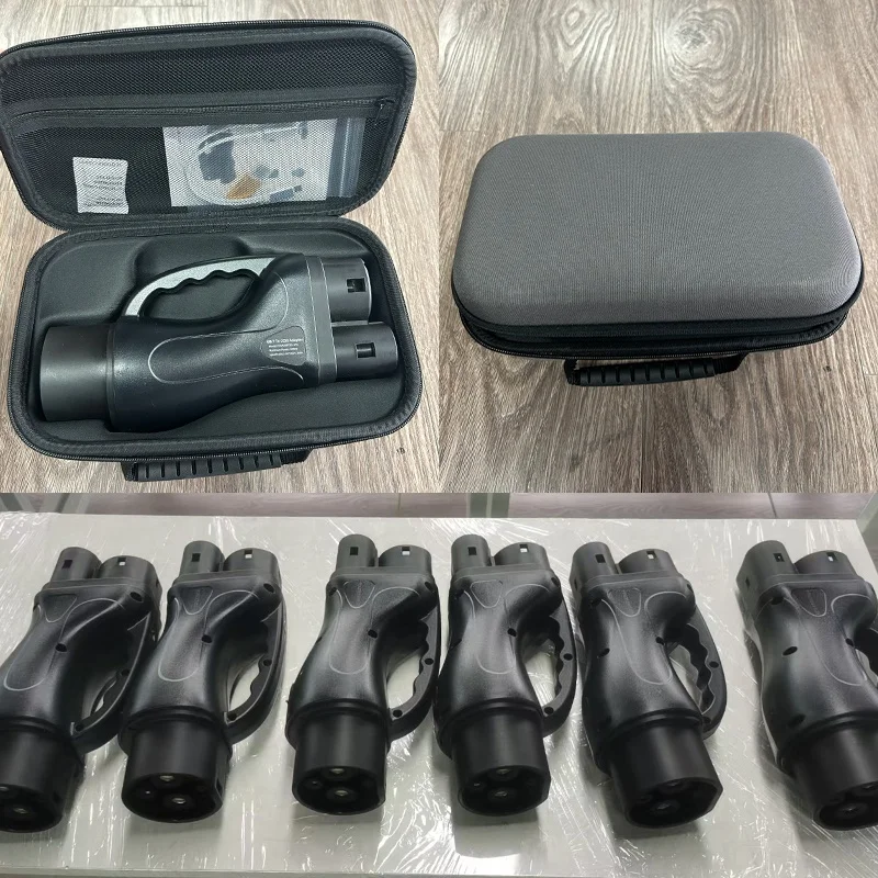 

New Energy Vehicle Parts Accessories Charging Station EV Socket GBT to CCS2 DC Charger Adapter