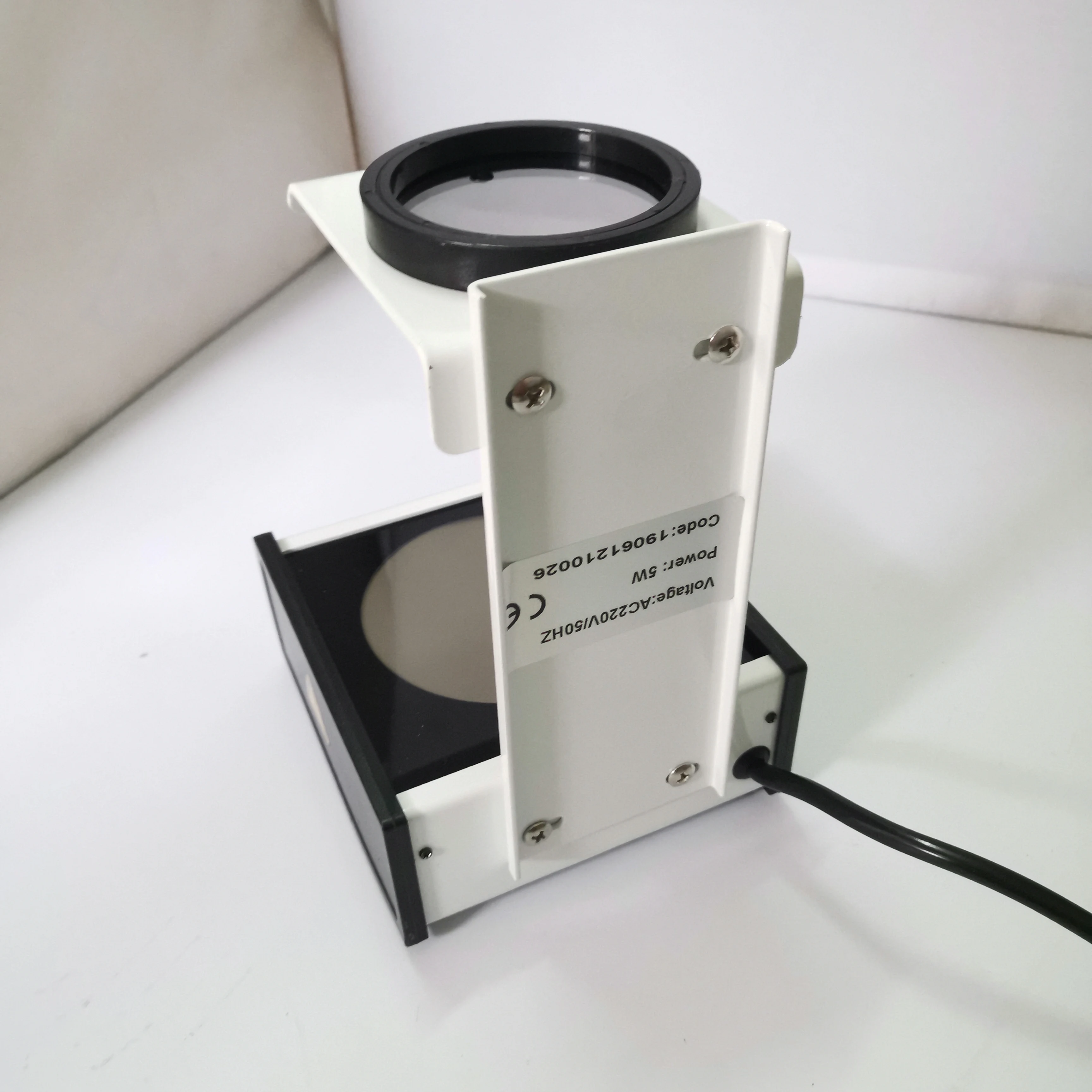 LED Lens Stress Tester for Finished Glasses | Optical Strain Inspection Tool with Polarized Light for Optician Store & Lab
