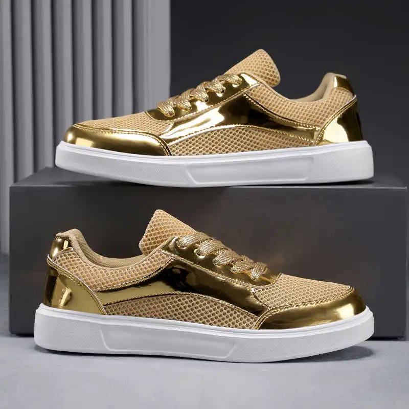 Perforated Without Heels Skateboard Shoes Casual Flat Sole Sneakers Women's Tennis Boot Sport Interesting Baskette Design