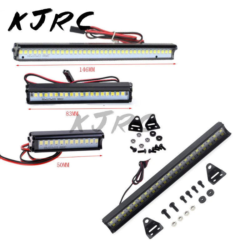 

RC Car Universal 54mm 12LED Roof Light Bumper Headlight for 1/10 RC Crawler Axial Capra SCX10 II 90046 RGT EX86100 TRX6 TRX4 D90