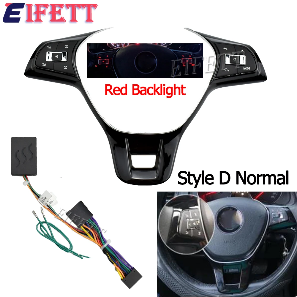 Multifunction Steering Wheel Control Switch Volume Button Audio Switch Phone Button For VW Polo Golf 2014-2019 For Passat Jetta