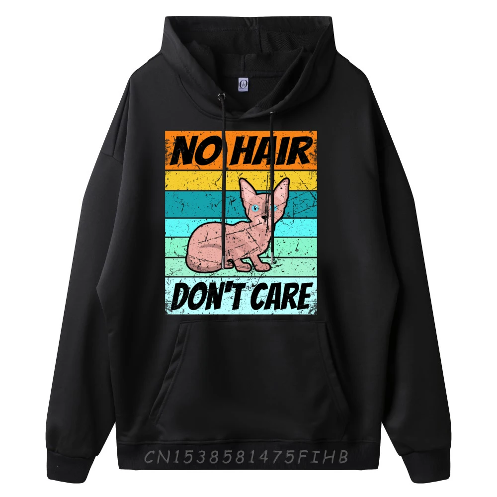 Retro Sphynx Cahoodie For Hairless Cat 3d Printed Pullover Hoodies Couples Men's Clothing 2024 Big And Tall Birthday