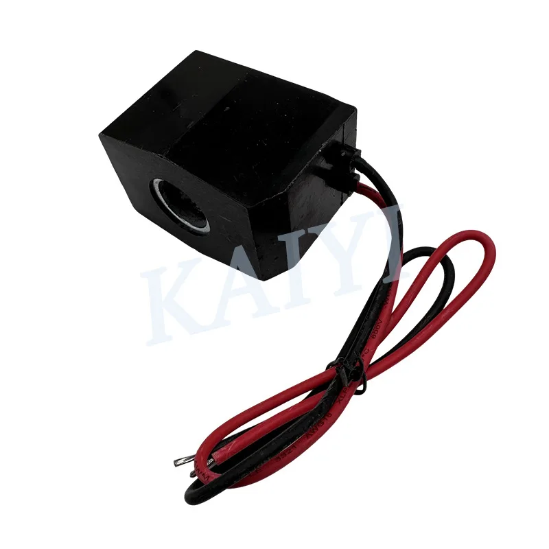 Solenoid Coil Plastic Sealed AC220V 24V Inner Hole 16mm Height 40mm For Excavator