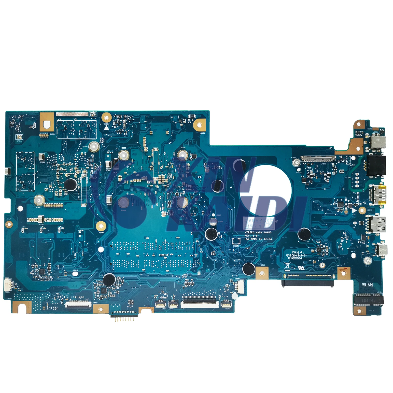 Notebook Mainboard For Asus Vivobook Pro 17 X705FD X705F N705 Laptop Motherboard With i3 8145U i5 8265U i7 8565U GTX1050 2G 4G