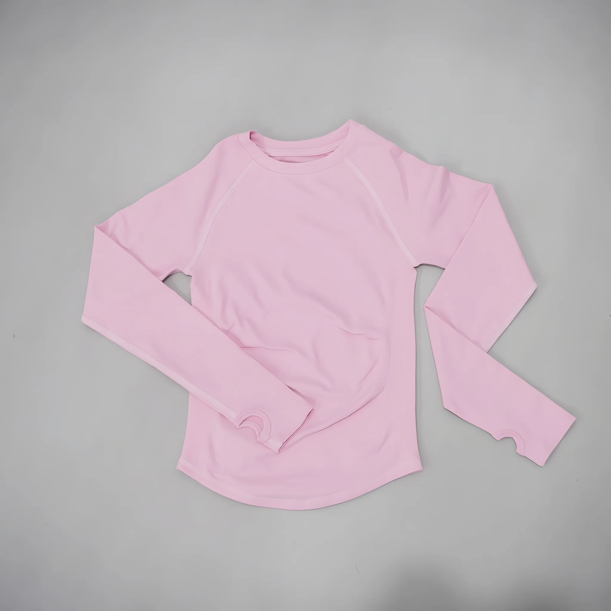 DF LOGO Dames Naadloze Gymtop met Lange Mouwen Buikcontrole Slank Yoga T-Shirt Snel Droogend Ademend Hardloop Workout Sport Activewear