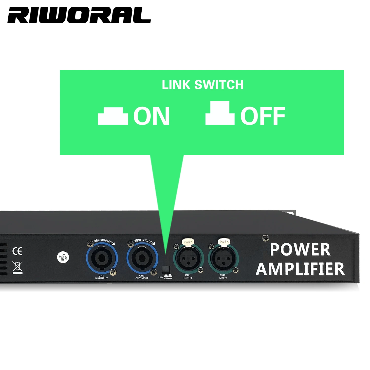 Top Quality Lab Gruppen Riworal RA-2 800W*4 Power Amplifier Professional 1000W For pa Subwoofer and Big Speaker