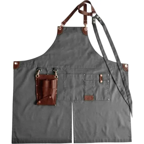 Medusa Forma Pendant Master Chef-Barista-Cook-Barber-Tattoo-Waiter Apron Brown