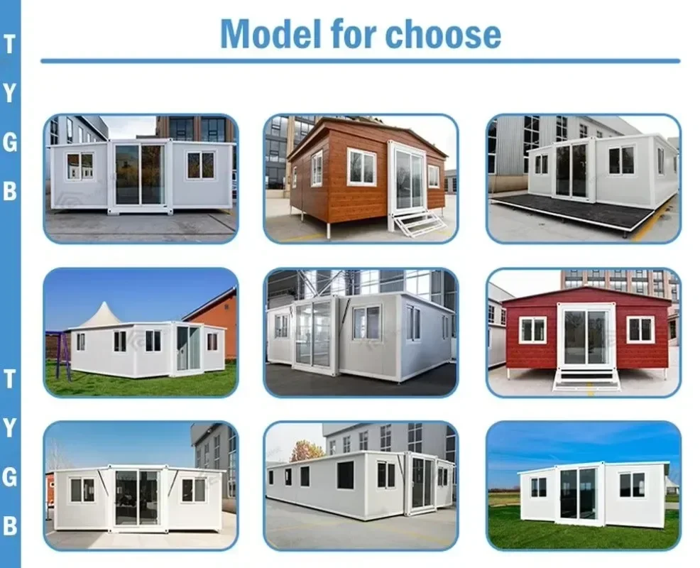 Customized 20ft/30ft/40ft Folding Luxury 2 3 4 Bedrooms Living Mobile Modular Prefab Container Houses