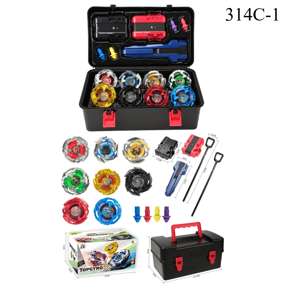 新しいホットbx-314c-1-c-2-c-3-c-7-c-8-c-9シリーズ-ジャイロアタックジャイロセット-双方向送信機付き-コンバットジャイロツールボックス-子供向けギフト