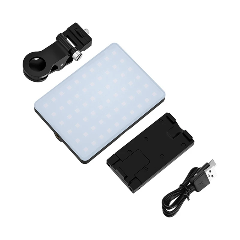 Portátil RGB LED Selfie Light, Video Fill Light, Video Light, Telefone, 3 modos de iluminação